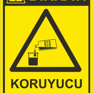 Koruyucu Kullan Uyarı Levhası