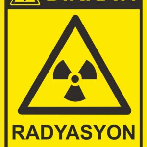 Radyasyon Alanı Uyarı Etiket