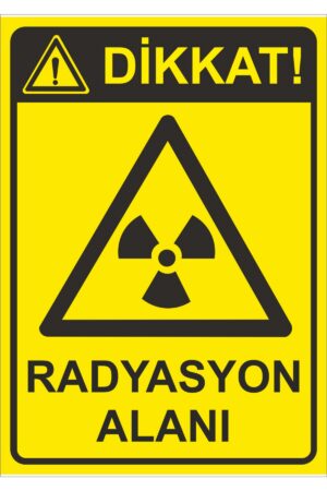 Radyasyon Alanı Uyarı Etiket