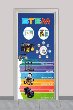 STEM – Bilim ve Teknoloji Alanları – Okul Kapı Giydirme
