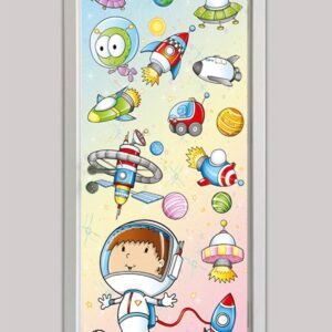 Okul Kapı Giydirmeleri - Astronot