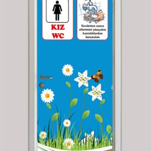 Okul Kapı Giydirmeleri - Kız Öğrenci Wc