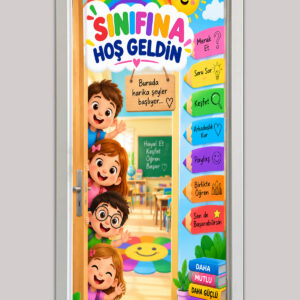 Okul Kapı Giydirme - Sınıfına Hoş Geldin