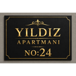 Bina Adı ve Apartman Tabelası